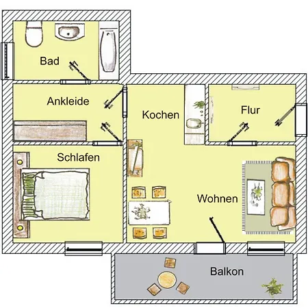 Brise Bansini App 24 아파트 제바트헤링스도르프